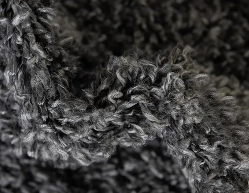 Vista 185 de Unique Loom Colección Davos Shag - Alfombra Lino