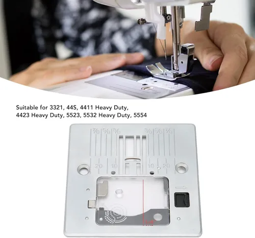 Vista 5 de Hztyyier Placa de aguja con cubierta de plástico para máquinas de coser resistentes, compatible con los modelos 3321, 44S, 4411, 4423, 5523, 5532
