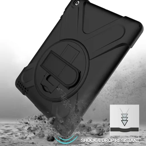 Vista 6 de ProCase Funda resistente resistente para iPad 2 3 4 (modelo antiguo), a prueba de golpes 360 grados giratoria Kickstand Funda protectora para iPad