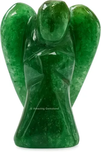 Vista 18 de Ángel de Amatista de Amazing Gemstone - Ángel de Cristal de Amatista y Figuras de Ángel Guardián de Bolsillo de Cristal de Amatista (10 centímetros)