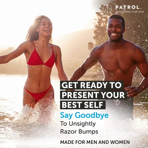 Vista 4 de Bump Patrol Sérum de Tratamiento Post-Afeitado Fuerza Sensible – Bloqueador de Granos de Afeitado y Tratamiento para Vellos Encarnados para Hombres