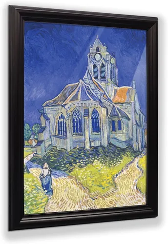 Vista 46 de Vincent Van Gogh - Arte de pared enmarcado con diseño de flores de almendra, maravilloso para exhibir en la cocina, el baño o la decoración