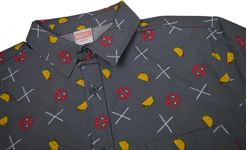 Vista 3 de Marvel Camisa abotonada para hombre