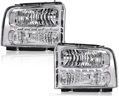 Vista 10 de GRAND ORANGE - Juego de faros delanteros, compatible con Ford F250 F350 F450 F550 1999-2004, para Ford Excursion 2000-2004, lado del conductor