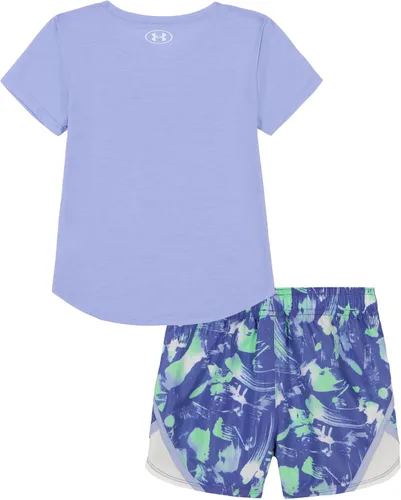 Vista 20 de Under Armour baby-girls Short Sleeve Shirt and Shorts Set, Durable Stretch and Lightweight