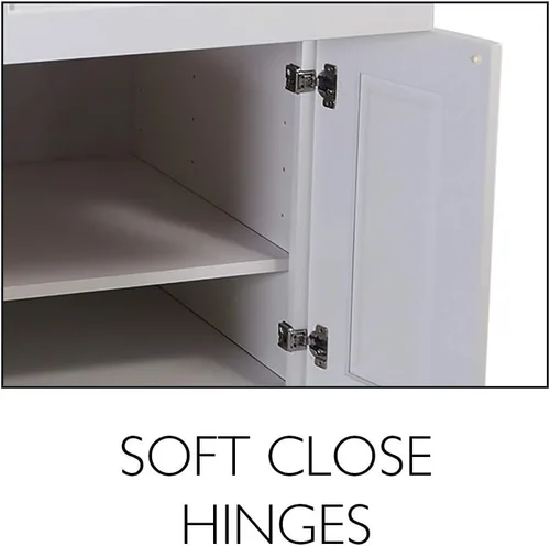 Vista 25 de Design House Brookings - Armario de cocina con base sin ensamblar, 9 pulgadas de ancho x 24 pulgadas de profundidad x 34.5 pulgadas de alto, marrón
