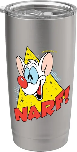 Vista 10 de Pinky and the Brain Narf - Vaso aislado de acero inoxidable
