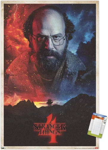 Vista 10 de Trends International Netflix Stranger Things: Season 4 - Póster de pared de una hoja Murray, 14.725 x 22.375 pulgadas, versión enmarcada de madera