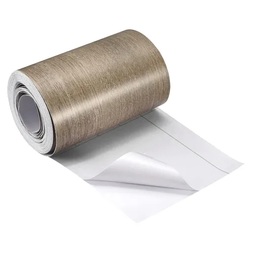 Vista 12 de uxcell Cinta de grano de madera, 1.97 pulgadas x 16.41 pies, adhesivo de papel de pared autoadhesivo para pared, esquina, mesa, puerta, sofá, Marrón