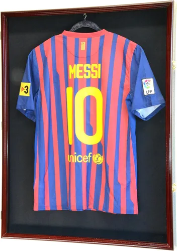 Vista 13 de XL Jersey Vitrina 98% Protección UV - Fútbol/Hockey/Béisbol/Baloncesto/Fútbol Shadowbox Montaje en Pared