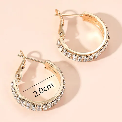 Vista 7 de Aretes de aro de actividad linfática, aretes de cristales para adelgazar, aretes de drenaje linfático para pérdida