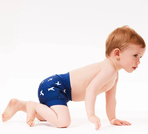 Vista 5 de Splash About Happy Nappy - Pañal de natación, 12 a 24 meses, pájaros blancos