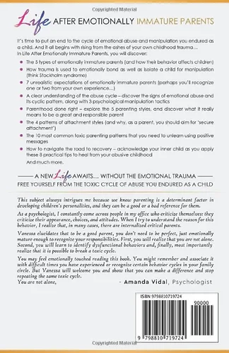 Vista 2 de LIFE AFTER EMOTIONALLY IMMATURE PARENTS RECOVERING FROM UNHEALTHY CHILDHOOD ATTACHMENTS, BREAKING THE HARMFUL CYCLE & RECLAIMING YOUR LIFE WITH 8