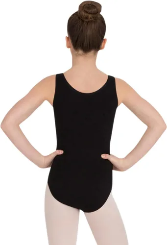 Vista 2 de Capezio Maillot sin mangas de cuello alto para niñas