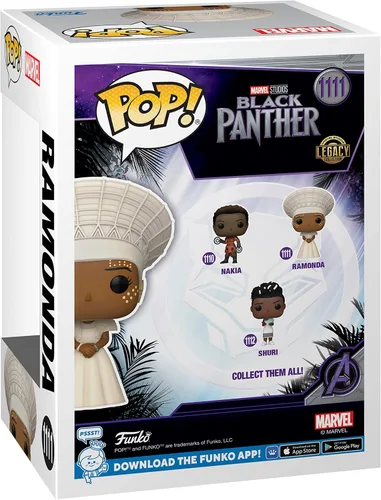 Vista 4 de Funko Pop Black Panther Ramonda Legacy Colección Multicolor #1111