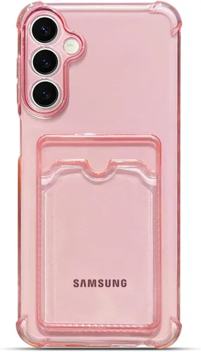 Vista 29 de Tuokiou para Samsung Galaxy A16 Funda, Fundas Protectoras Transparentes con Ranura para Tarjetas, Funda Cartera de TPU Suave Ajuste Delgado