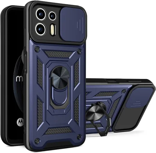 Vista 71 de Compatible con carcasa de soporte Infinix Zero Ultra 5G, con cubierta de lente de cámara deslizante compatible con funda Infinix Zero Ultra 5G Negro