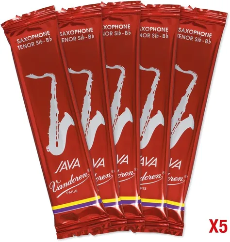 Vista 4 de Vandoren SR272R Saxo Tenor Java Red Cañas Fuerza 2; Caja de 5
