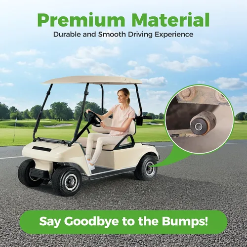 Vista 3 de 10L0L Kit de bujes de resorte para carrito de golf, manguito de buje de grilletes traseros para EZGO TXT/Medalist (1994 en adelante) y Club Car DS