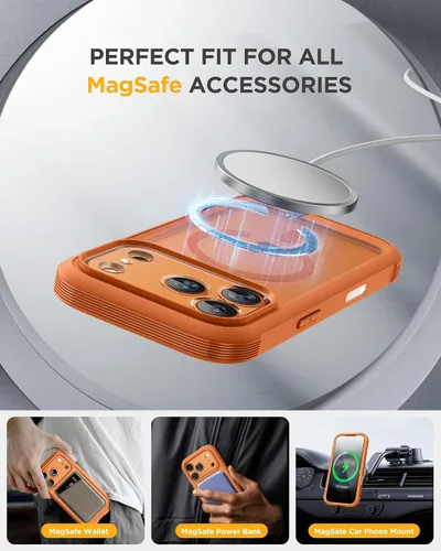 Vista 505 de Miracase Serie de vidrio para iPhone 11 de 6.1 pulgadas, funda protectora de cuerpo completo resistente mejorada con protector de pantalla de vidrio
