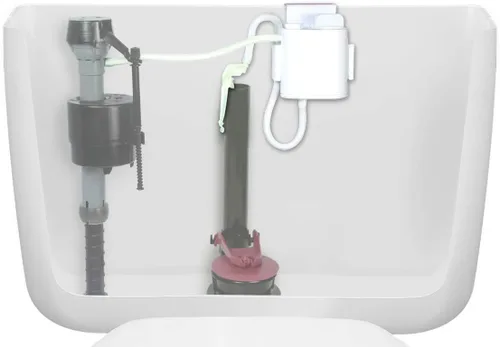 Vista 3 de Fluidmaster 8302P8 Flush 'n' Sparkle - Recambios de cartuchos de reemplazo de blanqueador para sistema automático de limpieza de inodoro, 2 paquetes
