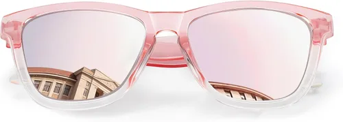Vista 13 de DANAMY Gafas de sol polarizadas para mujer y hombre, protección UV A1- rosa