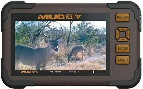 Vista 2 de Muddy CRV3 HD Visor de Tarjetas SD - Lector/Visor de Tarjetas SD Duradero Resistente al Agua para Caza al Aire Libre con Pantalla LCD de 4.3