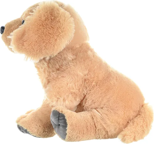 Vista 6 de Wild Republic, Peluche Golden Retriever, animal de peluche, regalos para niños, tienda de mascotas, 12 pulgadas