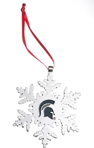 Vista 15 de Adorno navideño de copo de nieve de Alabama Crimson Tide