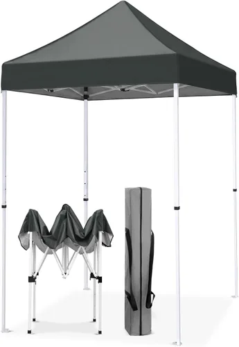 Vista 11 de EAGLE PEAK - Toldo desplegable de 5 x 5, toldo instantáneo para exteriores, fácil de instalar, refugio plegable de pierna recta (beige)