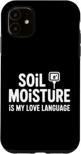 Vista 8 de Soil Moisture is My Love Language Humor Plant Case for iPhone 17