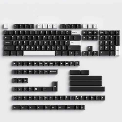 Vista 22 de Fogruaden Juego de teclas PBT, teclas personalizadas de perfil cereza para teclas de teclado mecánico (9009)
