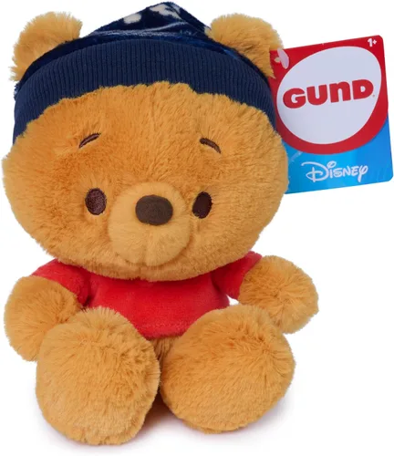 Vista 10 de GUND Disney Mickey Mouse Kai Bear Plush with Winter Outfit for Ages 1+
