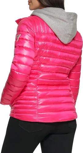 Vista 6 de GUESS Chaqueta ligera plegable para mujer Acolchada, acolchada de transición