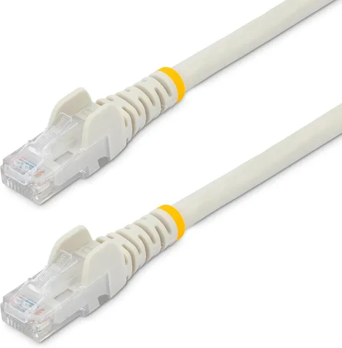 Vista 40 de StarTech Cable Ethernet CAT6 de 6 pulgadas – Cable Ethernet CAT 6 Gigabit amarillo -650 MHz 100 W PoE RJ45 UTP Network/Patch Cord Snagless w/Strain