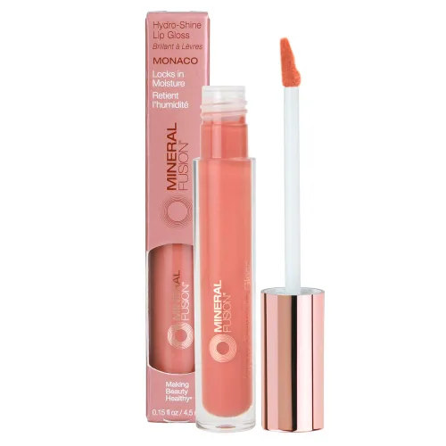 Vista 18 de Brillo de Labios Hydro-Shine de Mineral Fusion, Barcelona, 0.15 Onzas