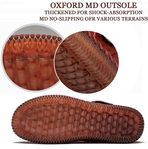 Vista 4 de HESBITEUL Sandalias de cuero para hombre, sandalias de senderismo al aire libre, impermeables, atléticas, deportivas, para pescador, zapatos