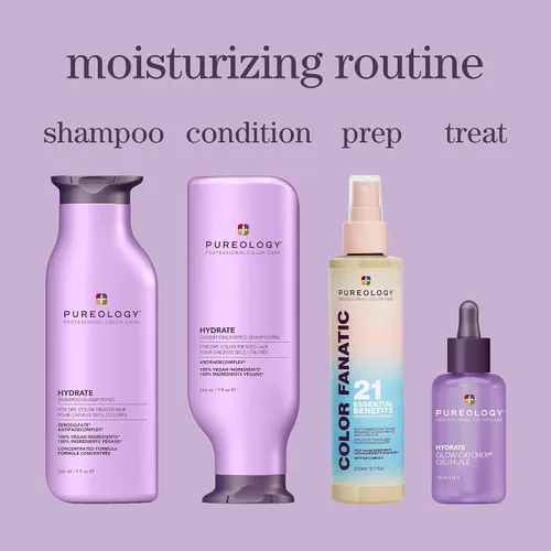Vista 6 de Pureology Hydrate Shampoo – Moisturizes & Nourishes Dry Hair