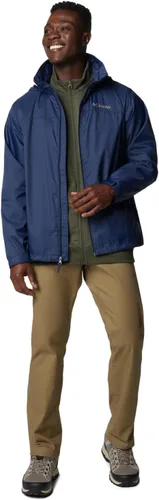 Vista 4 de Columbia Chaqueta impermeable Glennaker Lake II para hombre Azul marino colegial