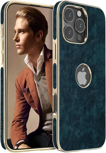 Vista 26 de LOHASIC Funda de cuero para iPhone 13 Pro, delgada de lujo para hombres y mujeres de negocios, funda de PU suave antideslizante a prueba de golpes