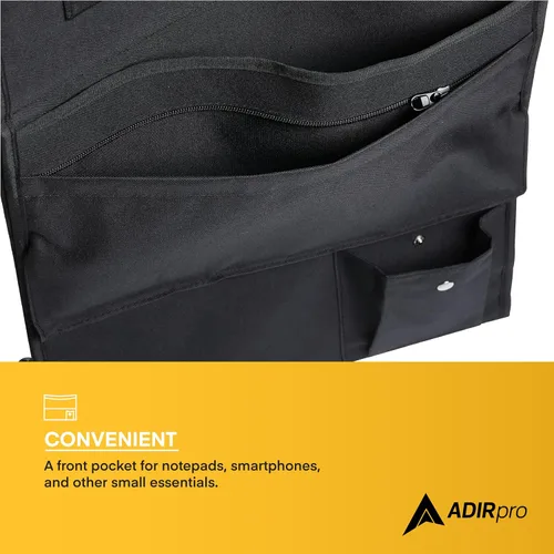 Vista 8 de Adir Corp. Blueprints - Soporte de coche para camiones y automóviles con múltiples ranuras y bolsillo frontal con cremallera
