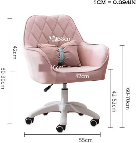 Vista 3 de YYDS Silla pequeña para videojuegos, silla de computadora con respaldo corto, silla giratoria ergonómica ejecutiva, silla de deportes electrónicos
