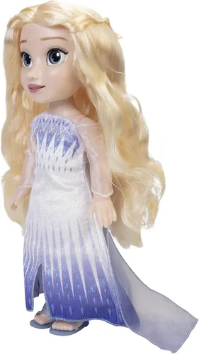 Vista 12 de Disney Frozen 2 Feature Elsa Doll - Mira cómo los labios de Elsa se mueven mientras ella canta