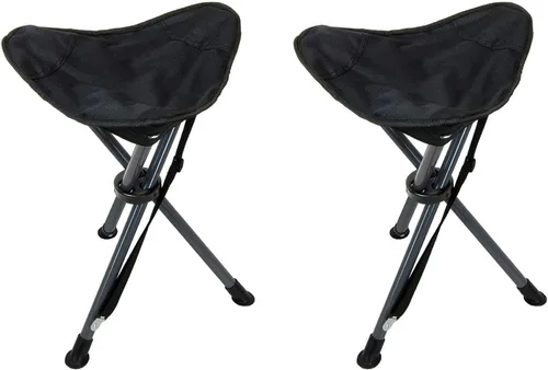 Vista 10 de Travel Chair Slacker Silla trípode para campamento, silla ligera, correa de transporte ajustable para un fácil transporte, patas de pato de gran
