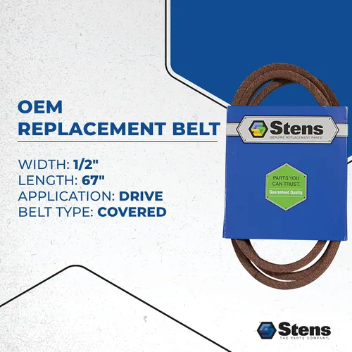 Vista 4 de Stens Correa de repuesto OEM 265-423 compatible con Cub Cadet RZT-L42, RZT-L46, RZT-L50, RZT-L54, RZT-S42, RZT-S46, RZT-S50 y RZT-S54 754-04317