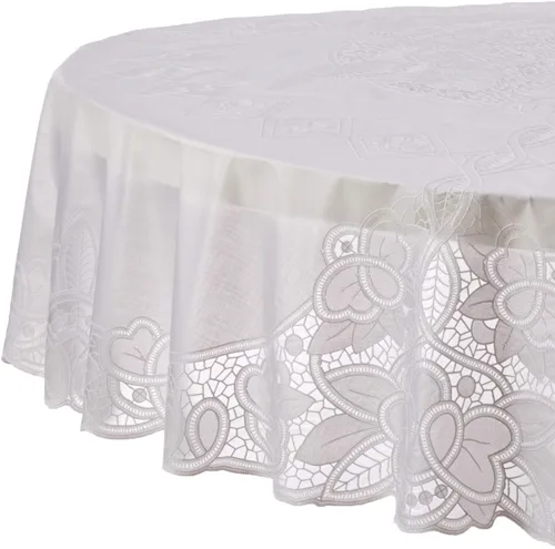Vista 7 de Violet Linen Mantel de vinilo con diseño de Betenburg, color beige, 60 x 90 pulgadas, oblongo/rectangular