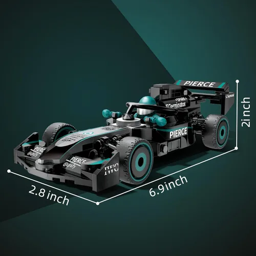 Vista 8 de Set de construcción de autos de carreras estilo fórmula para Ib1077