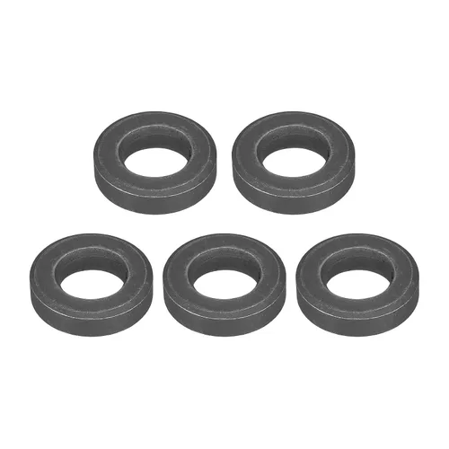 Vista 9 de Uxcell Arandela plana de acero al carbono para pernos M8, 10 piezas M8 x 16 x 1.5mm, aleación de acero negro oxidado de grado 8.8, sujetadores