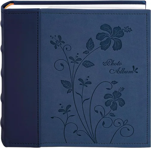 Vista 8 de Golden State Art, Álbum de fotos de piel sintética con capacidad para 200 fotos de 4 x 6 pulgadas con espacio de escritura de notas, ideal