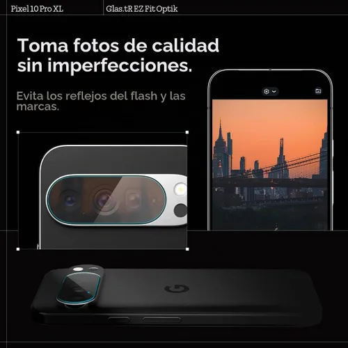 Vista 6 de Spigen Glas.tR EZ FIT Optik - Protector de lente de cámara para Pixel 10